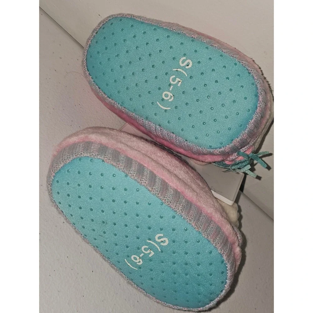 Vintage Sanrio Hello Kitty Girls Plush Slippers Small 5 6 Deadstock Y2K 2006 NOS